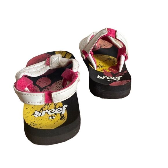 Reef Flip Flop Sandals White Size 3/4 - Picture 6 of 7